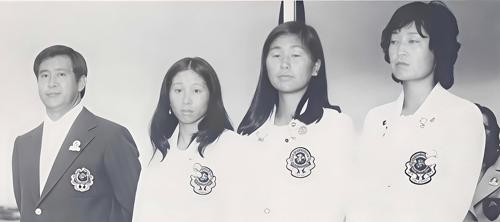 Naomoto Nabeshima, Mrs. Haruko Ishii, Miss Masu Arakawa, Miss Machiko Yamada